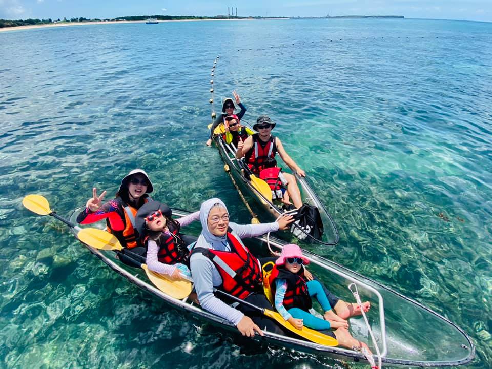 澎湖旅遊-透明獨木舟